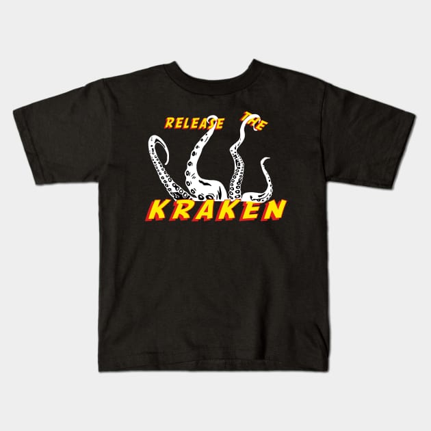 Release the Kraken Kids T-Shirt by My Swinguard